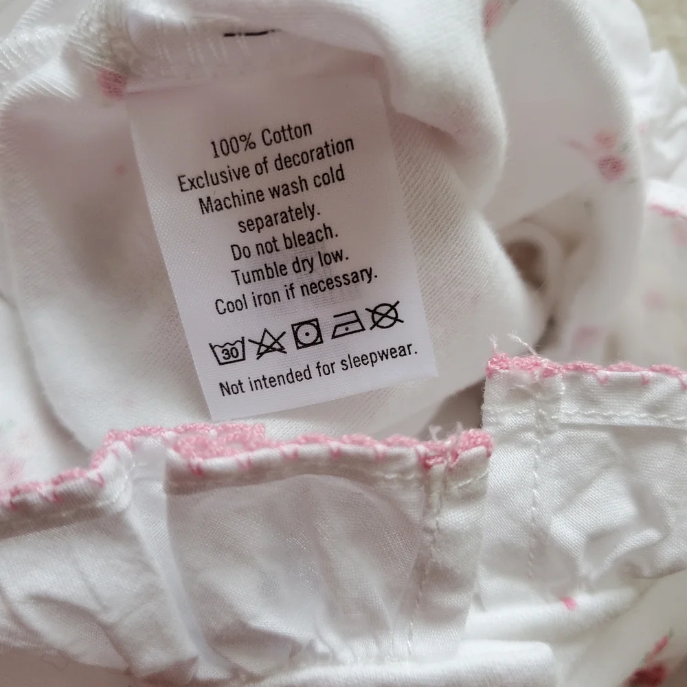 Janie and Jack Baby Girls' Bloom Ruffle Pink Floral One-Piece Outfit sz0-3m